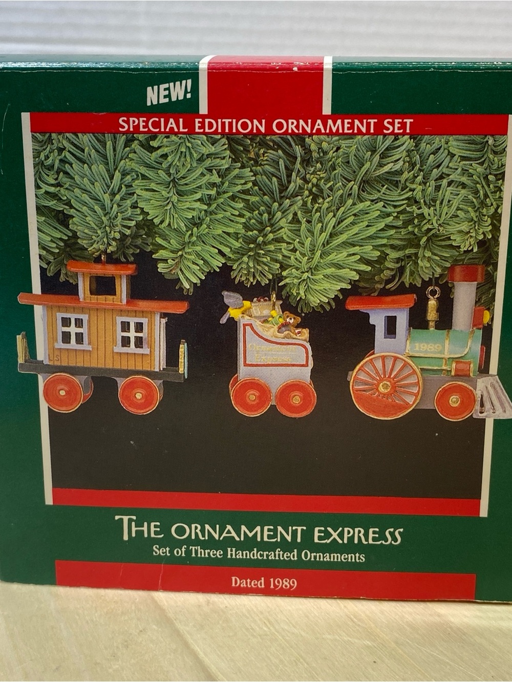 Vintage Hallmark Special Edition Ornament Set, The Ornament Express, 1989